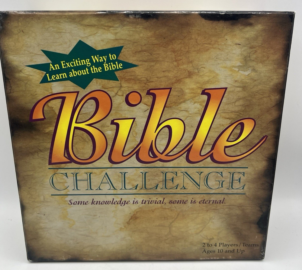 Bible Challenge Christian Trivia Board Game Rainfall Educational Toys Complete
